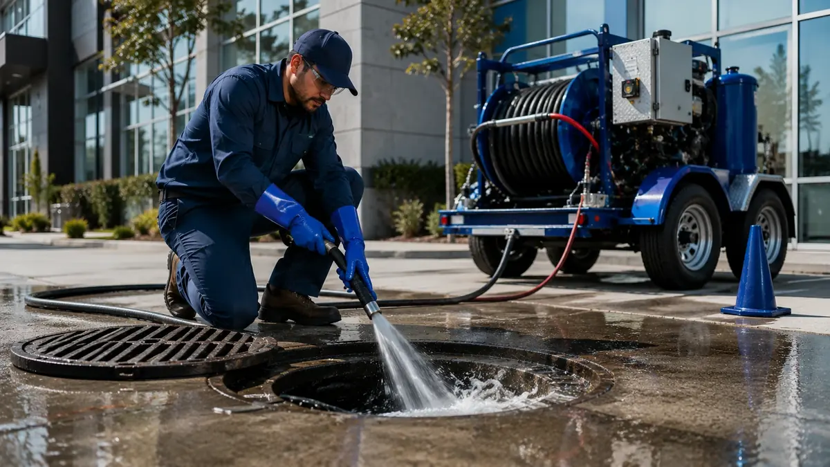 Commercial Hydro Jet Drain Cleaning in Newport Coast