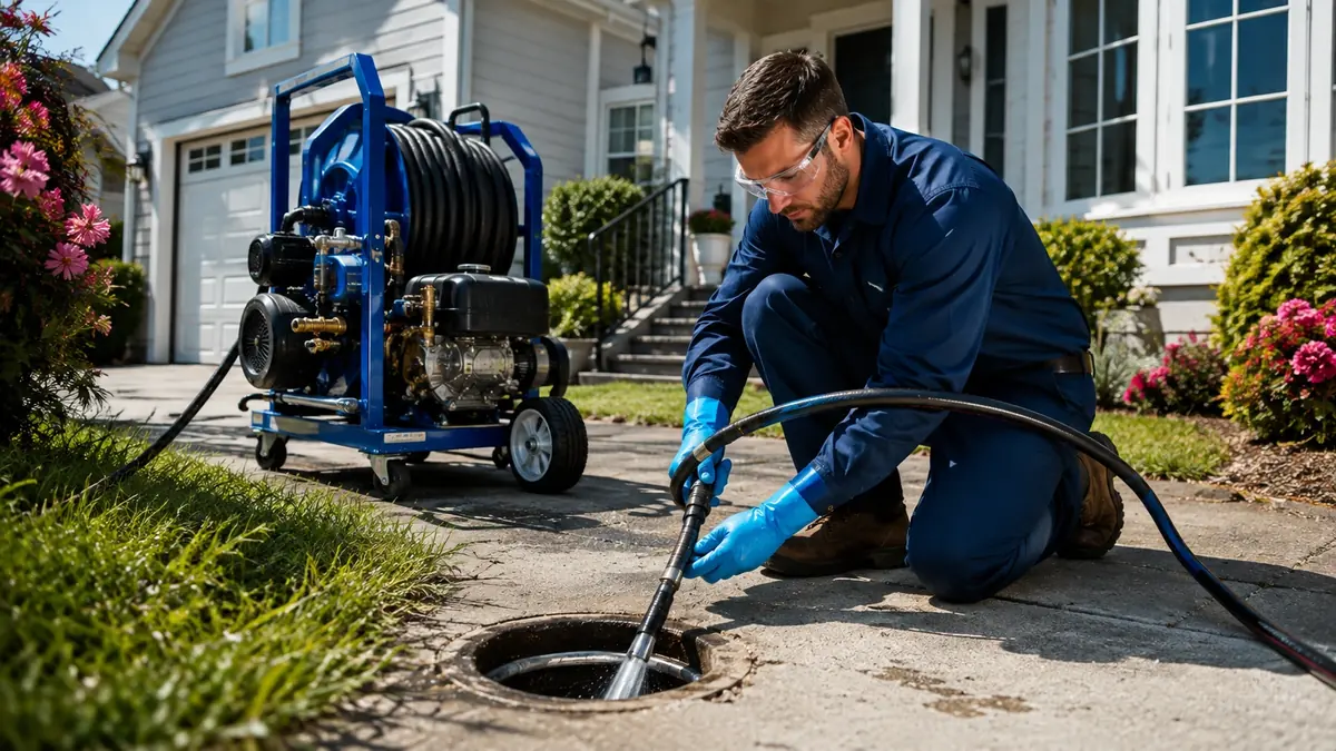 Residential Hydro Jet Drain Cleaning in Newport Coast