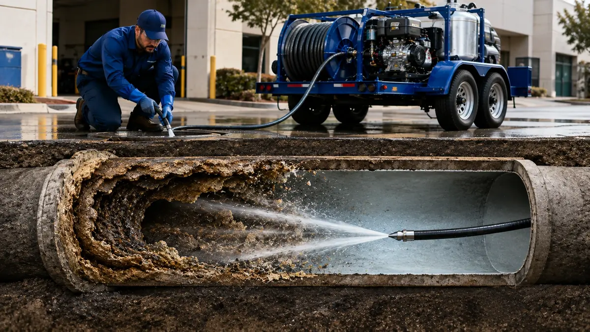 Sewer Pipe Descaling in Newport Coast